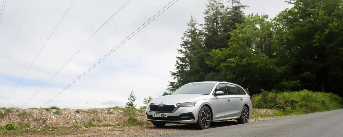 Skoda Octavia Estate parked