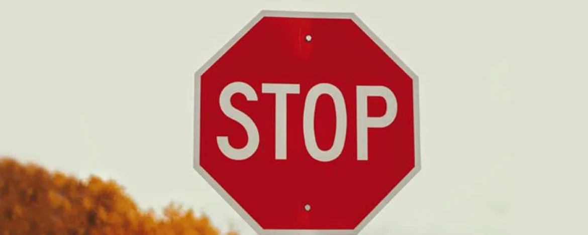 Stop traffic sign