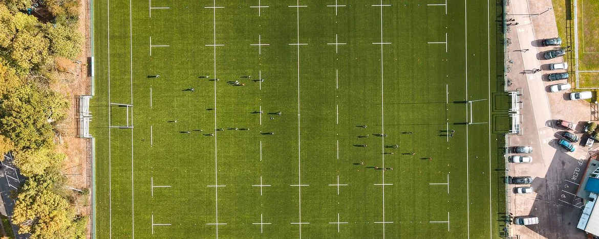 Rugby union pitch
