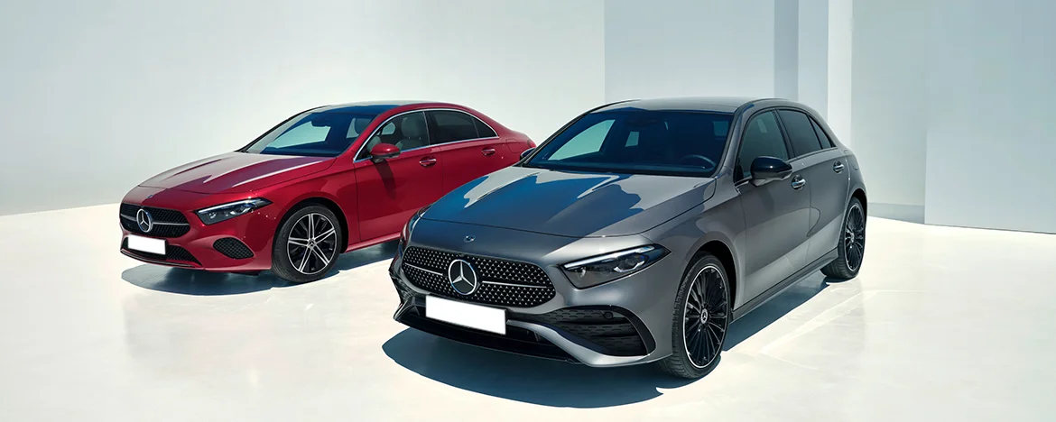 Mercedes-Benz A-Class hatchback and saloon