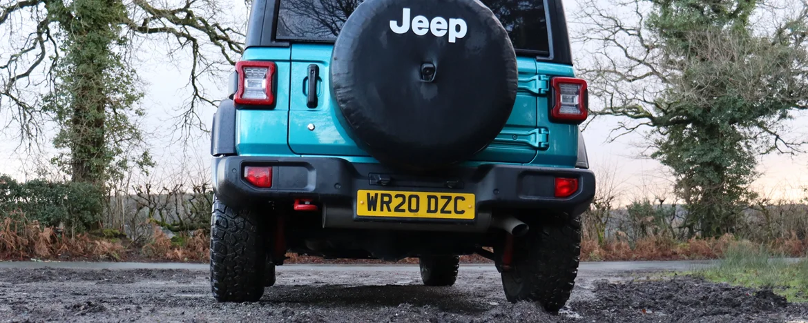 Jeep Wrangler Number Plate