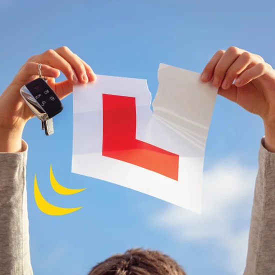Ripping up an L plate