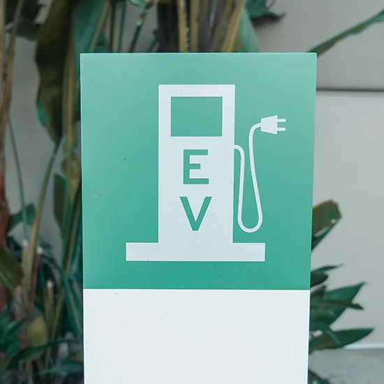 EV sign