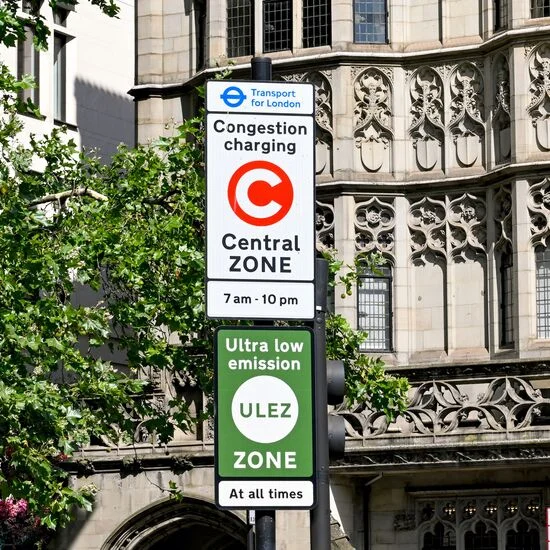 ULEZ signage in London