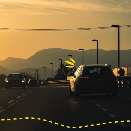 cars on road