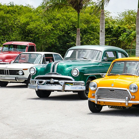 classic car lineup