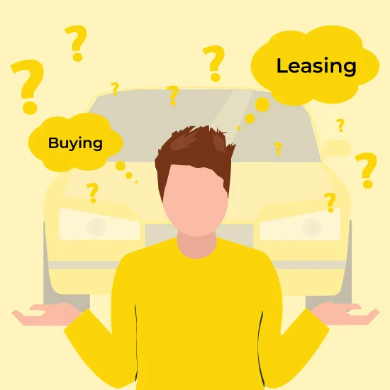 Leasing vs Buying graphic