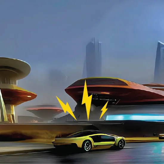 Futuristic car