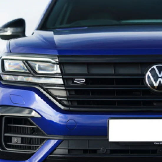 Volkswagen grille close up