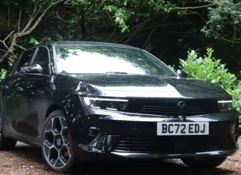 Vauxhall Astra Ultimate in woodland forest