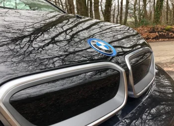 bmw i3 bonnet close up
