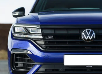 Volkswagen grille close up