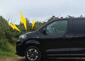 Vauxhall Vivaro-e Life parked