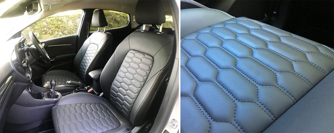Ford Fiesta Vignale upholstery and interior