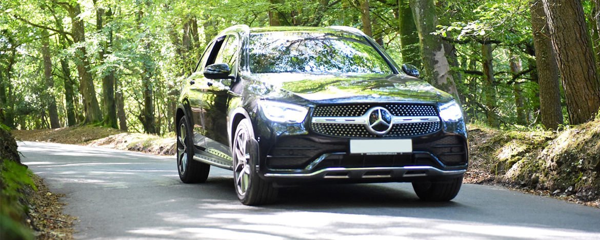 glc driving on the road
