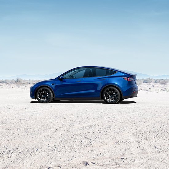 New Tesla Model Y parked