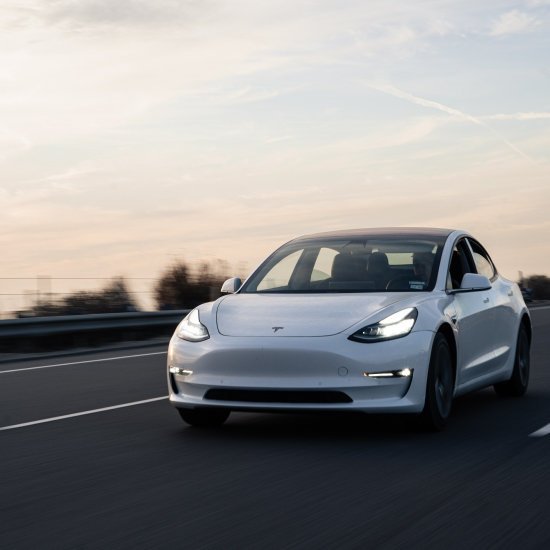 Tesla driving