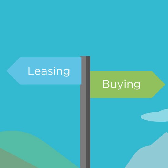 Leasing vs Buying graphic