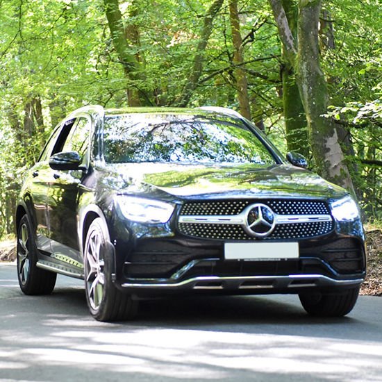 glc driving on the road