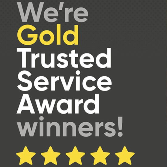 Gold trusted service award 2021